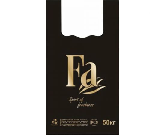 Пакеты-майка ЮПЛАСТ Фа комплект 100 шт, 30+16x55 см, Пнд, черные, 25 мкм 604979 