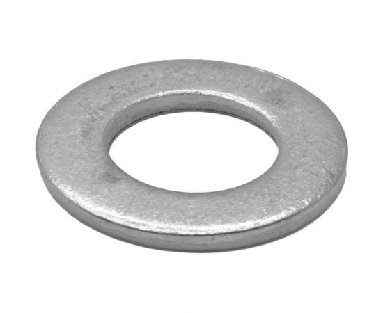 Плоская шайба крепежная техника DIN 125, М14 цинк, пакет 100 шт. 493012 БК 