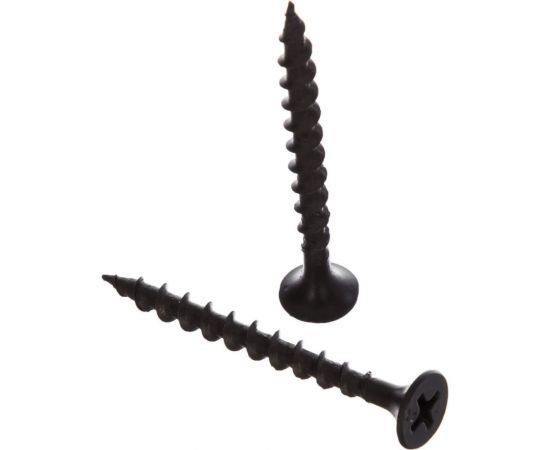 Саморез VIPкрепеж черный, 3,5х41, крупная резьба, 56 шт. 20112 VIPS 