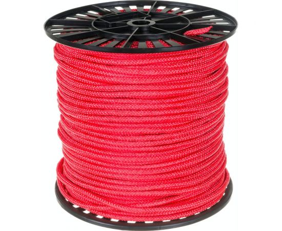 Плетеная веревка ЭБИС п/п 8 мм 200 м красная 179 
