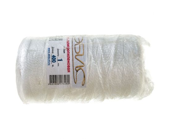 Нить ЭБИС 250 м белая п/а 2 мм 73266 