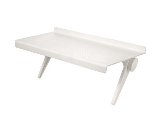 Полка UniTeki DM2611 на телевизор для роутера, приставки, ресивера white 20761 