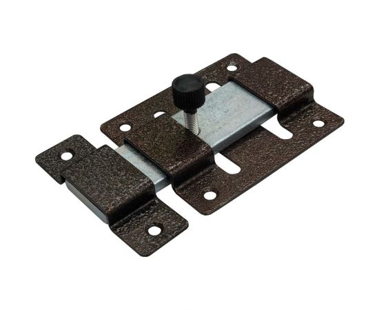 Накладная задвижка Tech-Krep ЗЩ 30 115х75 плоский ригель L121 серебро 148368 