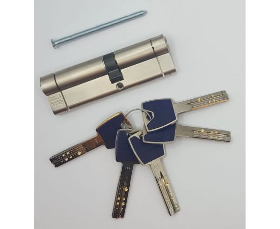 Европрофильный цилиндр ABUS P12R410 ключ/ключ, 45-55 (100 мм), NI, 5 key 00031801 