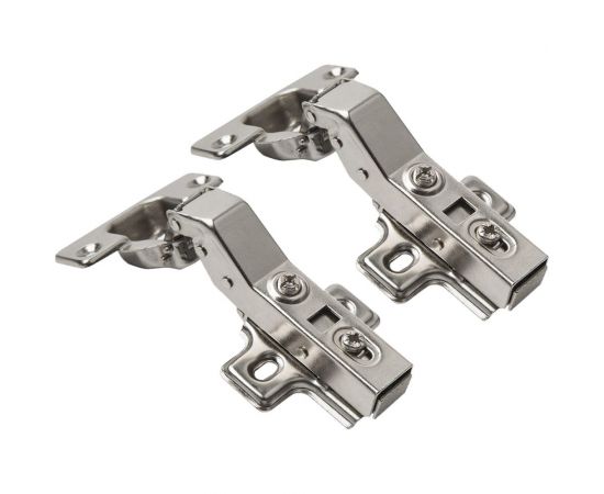 Петля Lemax PROF clip-on с доводчиком 105 градусов для угла 30 градусов никель 2 шт. 2pcs-M401-30(L) 