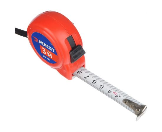 Рулетка РОКОТ пластик, 3мх16мм 658-094 