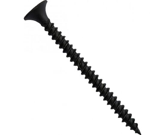 Саморез VIPкрепеж черный, 3,5х25, мелкая резьба, 96 шт. 20004 VIPS 