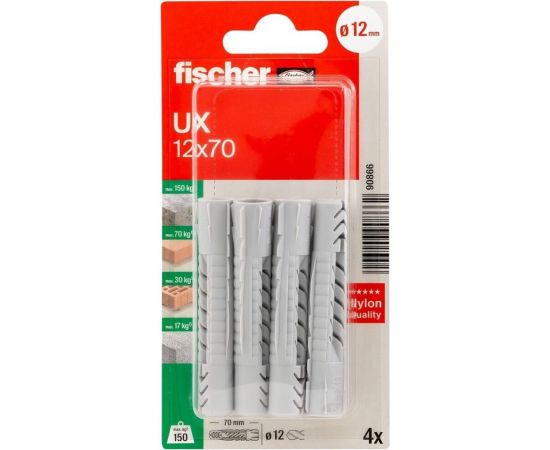 Универсальный дюбель Fischer UX 12x70 K 90866 – изображение 2