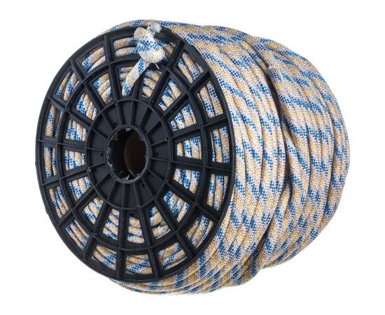 Плетеный полипропиленовый шнур, 24-прядный, катушка, 12мм х 200м Эбис 00105 – изображение 2