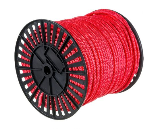 Плетеная веревка ЭБИС п/п 8 мм 200 м красная 179 – изображение 2