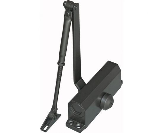 Дверной доводчик DORF 110 кг, черный RAL 9005 matt L8224_black – изображение 2