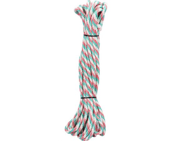 Плетёная верёвка ЭБИС полипропиленовая 10 мм 20 м цветная моток 72948 – изображение 2