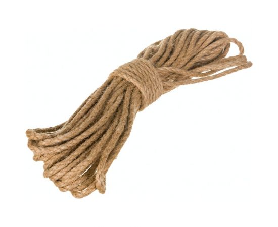 Джутовая крученая веревка ЩИТ ВД Д 3-х прядная д. 6 мм в мотках по 20 метров – изображение 2