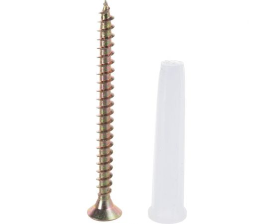 Набор белый дюбель VIPкрепеж 30 шт. 31566 VIP – изображение 2