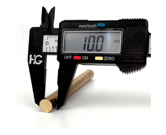 Латунный пруток HG ЛС59-1 диаметр 10 мм, длина 300 мм 4961957 – изображение 2