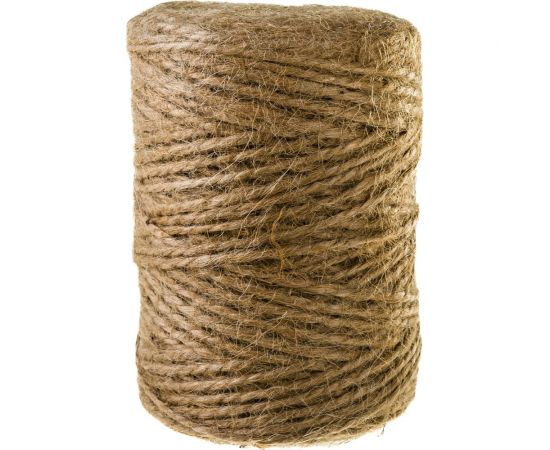 Растительный шпагат Рыжий кот джут бобина D1,4мм 1200тэкс 225м 082279 – изображение 2