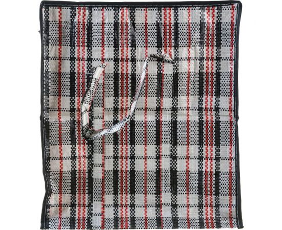 Сумка на молнии Рыжий кот Клетка, 40х35х15 см, полипропилен 008581 – изображение 2