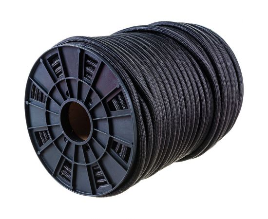 Плетеная веревка ЭБИС п/п 12 мм 100 м черная 189 – изображение 2