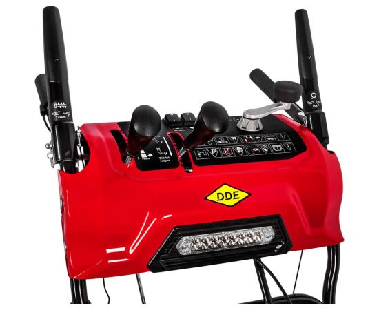 Бензиновый снегоуборщик DDE ST7066LE SnowEngine 7,0 л.с, ширина 66 см, скор. +6/-2, колеса 16, управление на панели, электрический старт, фара 798-492 – изображение 3