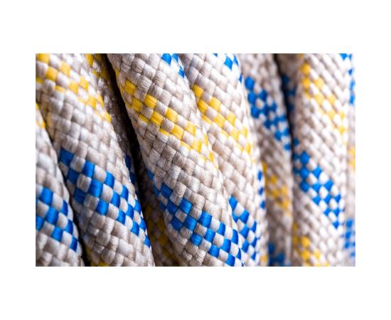Плетеный полипропиленовый шнур, 24-прядный, катушка, 12мм х 200м Эбис 00105 – изображение 3