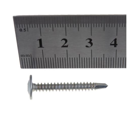 Саморез с прессшайбой VIPКрепеж сверло 4,2х32 10 шт 10510 VIP – изображение 3