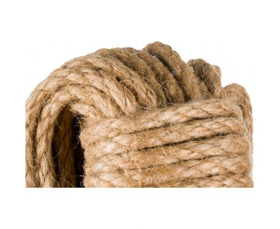 Джутовая крученая веревка ЩИТ ВД Д 3-х прядная д. 6 мм в мотках по 20 метров – изображение 3