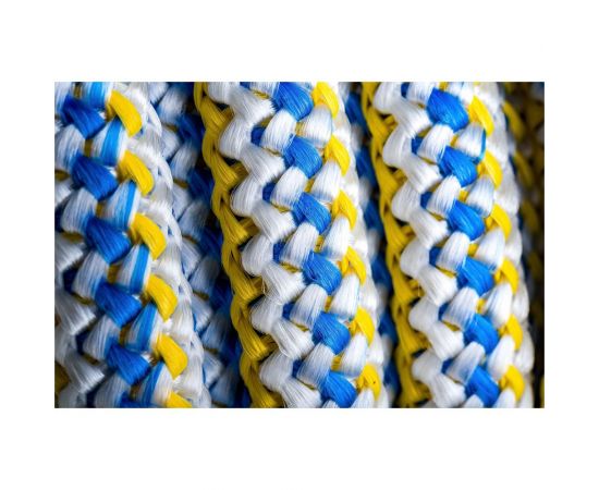 Вязаный полипропиленовый шнур, цветной, катушка 18мм х 100м Эбис 00090 – изображение 3