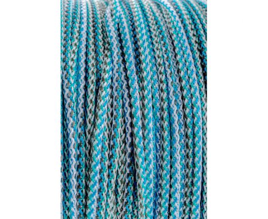 Вязаный полипропиленовый шнур, белый/цветной, катушка, 5мм х 300м Эбис 00098 – изображение 3