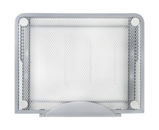 Подставка для книг, ноутбуков, планшетов BRAUBERG Germanium 240x195x20 мм, серебро, металл 237984 – изображение 3