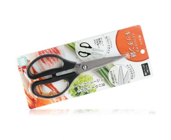 Кухонные ножницы TOJIRO нержавеющая сталь, многофункциональные, рукоять пластик, силикон FC-424 – изображение 3