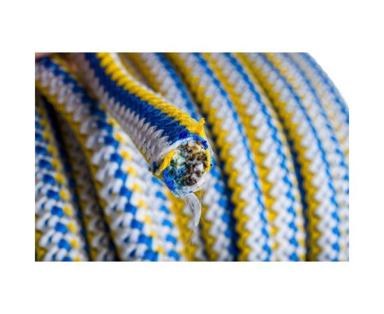 Вязаный полипропиленовый шнур, цветной, катушка 18мм х 100м Эбис 00090 – изображение 4