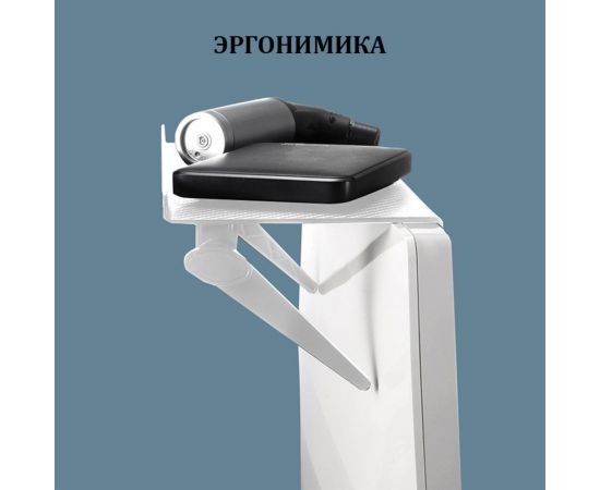 Полка UniTeki DM2611 на телевизор для роутера, приставки, ресивера white 20761 – изображение 4