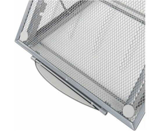 Подставка для книг, ноутбуков, планшетов BRAUBERG Germanium 240x195x20 мм, серебро, металл 237984 – изображение 4