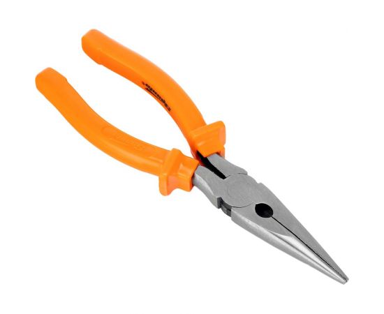 Длинногубцы 200 мм, прямые шлифованные, пластмассовые рукоятки SPARTA Classic 17163 – изображение 5