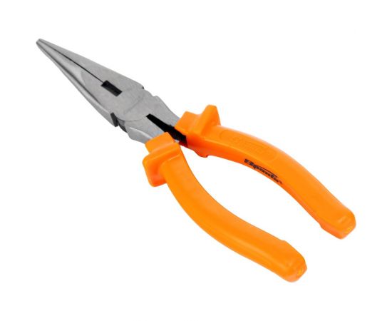 Длинногубцы 200 мм, прямые шлифованные, пластмассовые рукоятки SPARTA Classic 17163 – изображение 6