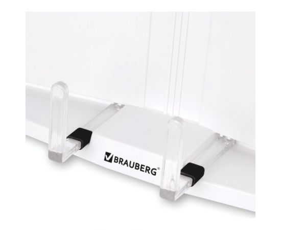 Подставка для книг и учебников BRAUBERG регулируемый угол наклона, пластик, белая 237445 – изображение 6