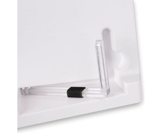 Подставка для книг и учебников BRAUBERG регулируемый угол наклона, пластик, белая 237445 – изображение 7