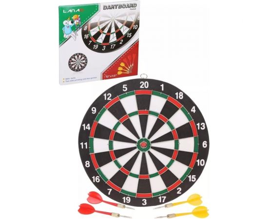 Дартс Наша Игрушка 29.5 см, двухсторонний, дротик-иголка 6 шт. 647015 