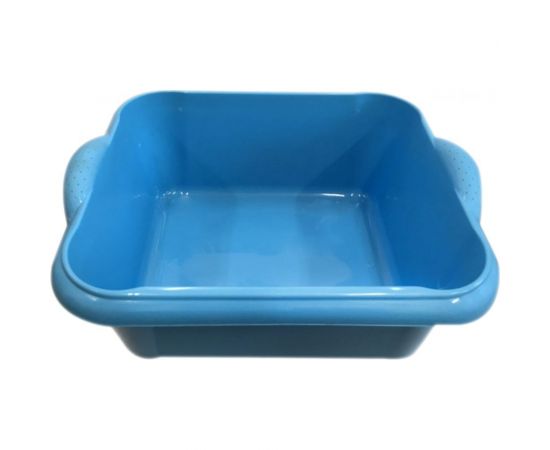 Пищевой таз Мультипласт Групп прямоугольный с ручками 10л ЧУДО голубой MPG5576 