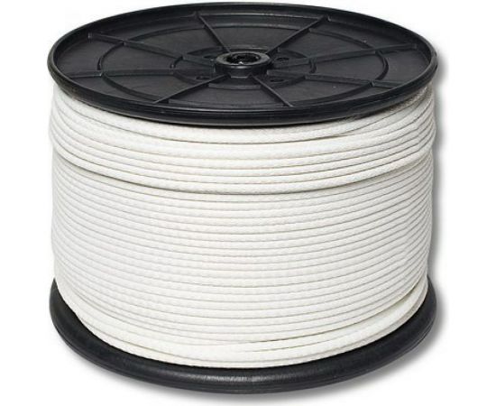Полиэфирный шнур ЩИТ ПЭф плет. 8-прядный d. 6,0 мм белый на кат. 200 мм 500 м 66931 