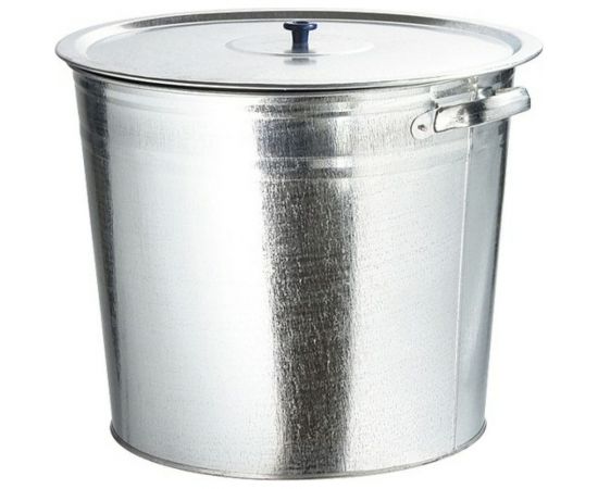 Оцинкованный бак для воды с крышкой Россия 32л, без крана 67549 