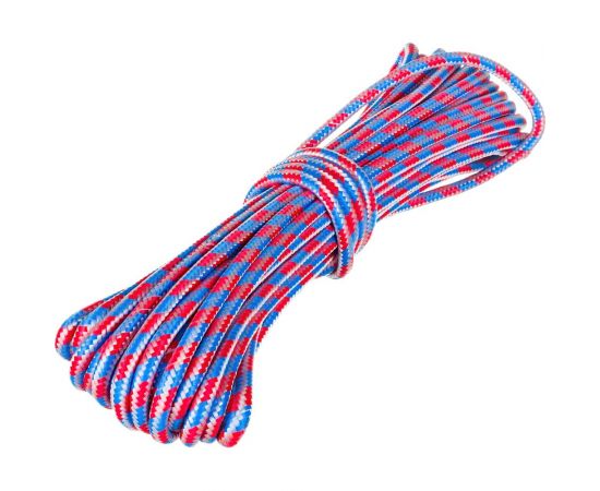 Шнур веревка ТПК Сигма плетенный универсальный с сердечником, диаметр 10 мм. Моток 20 м ШС17 – изображение 2