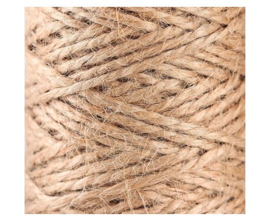 Джутовый шпагат СИМАЛЕНД диаметр 1,5 мм, скрученный, цвет натуральный, по 30 м 4312256 – изображение 2