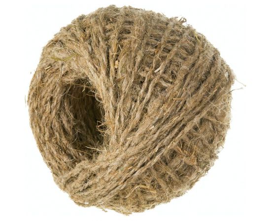 Упаковочный льняной шпагат Рыжий кот клубок D1,5мм 1000тэкс 50м 082273 – изображение 2