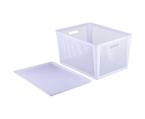 Корзинка ПОЛИМЕРБЫТ TRAYMIX с крышкой, 415x310x235 мм, 25 л 434738000 – изображение 2