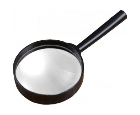 Лупа ООО Комус увеличение х5, диаметр 75 мм, цвет черный 1405096 – изображение 2