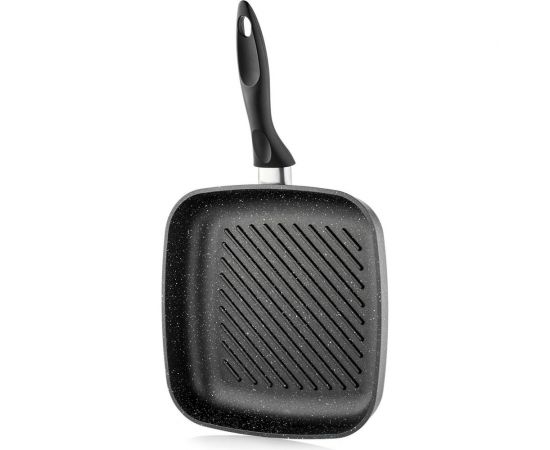 Сковорода VARI ""Классическая каменная"" литая, гриль, квадратный, с антипригарным покрытием EVKB-36126 – изображение 2