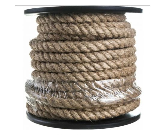Пеньковый канат ЩИТ ПТ d. 20 мм на кат. 300 мм 30 м 66973 – изображение 3