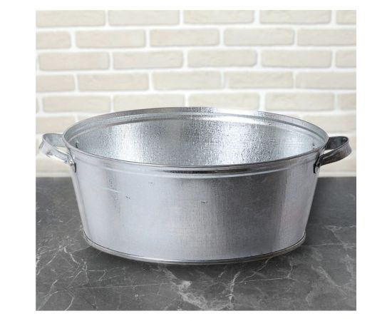 Круглый оцинкованный таз РемоКолор 13л 62-1-023 – изображение 3