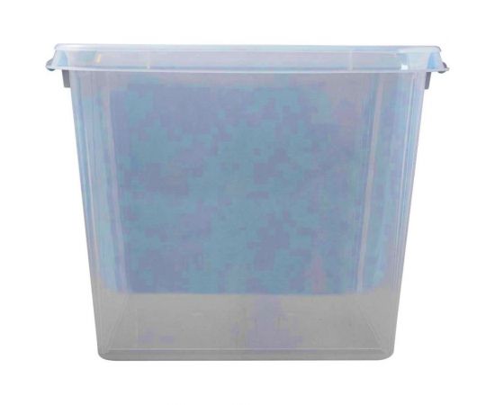 Ящик для хранения с крышкой ПОЛИМЕРБЫТ ПРОФИ Комфорт 50 л, прозрачный 63200796 – изображение 3